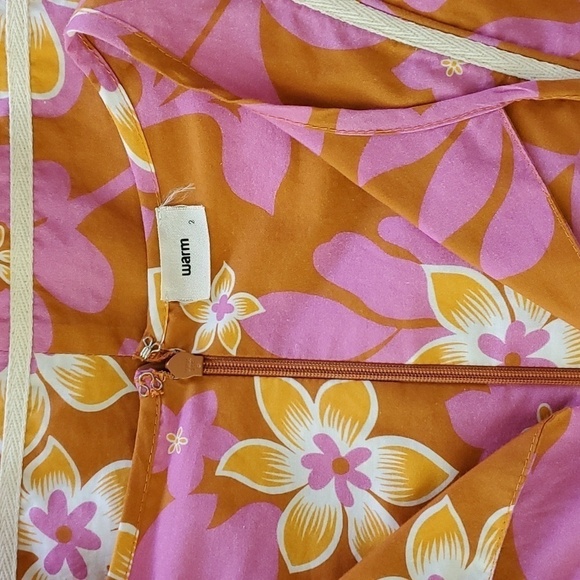 WARM floral vintage inspired Chelsea mini dress size medium - Picture 7 of 7